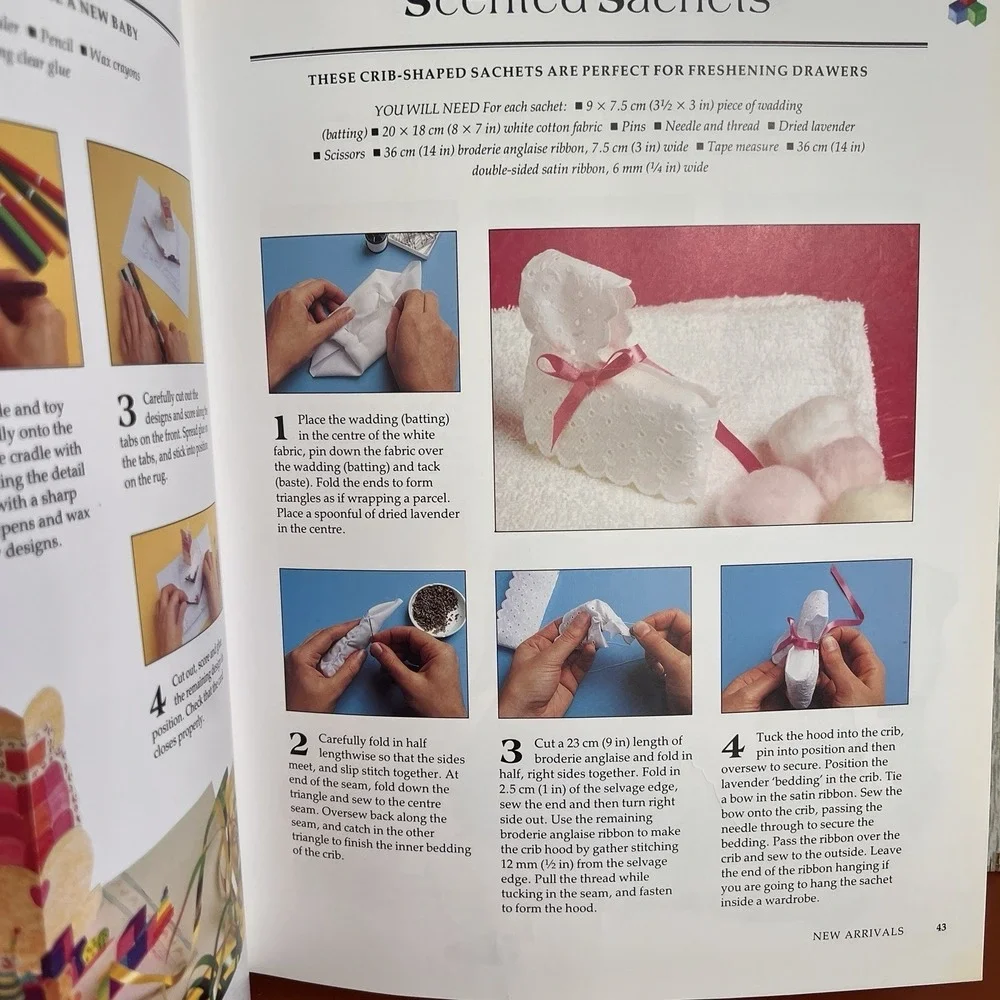 Vintage The Baby Craft Book Hardcover Baby crafts baby shower gift